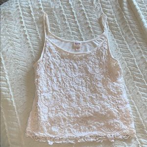 Mossimo crochet tank